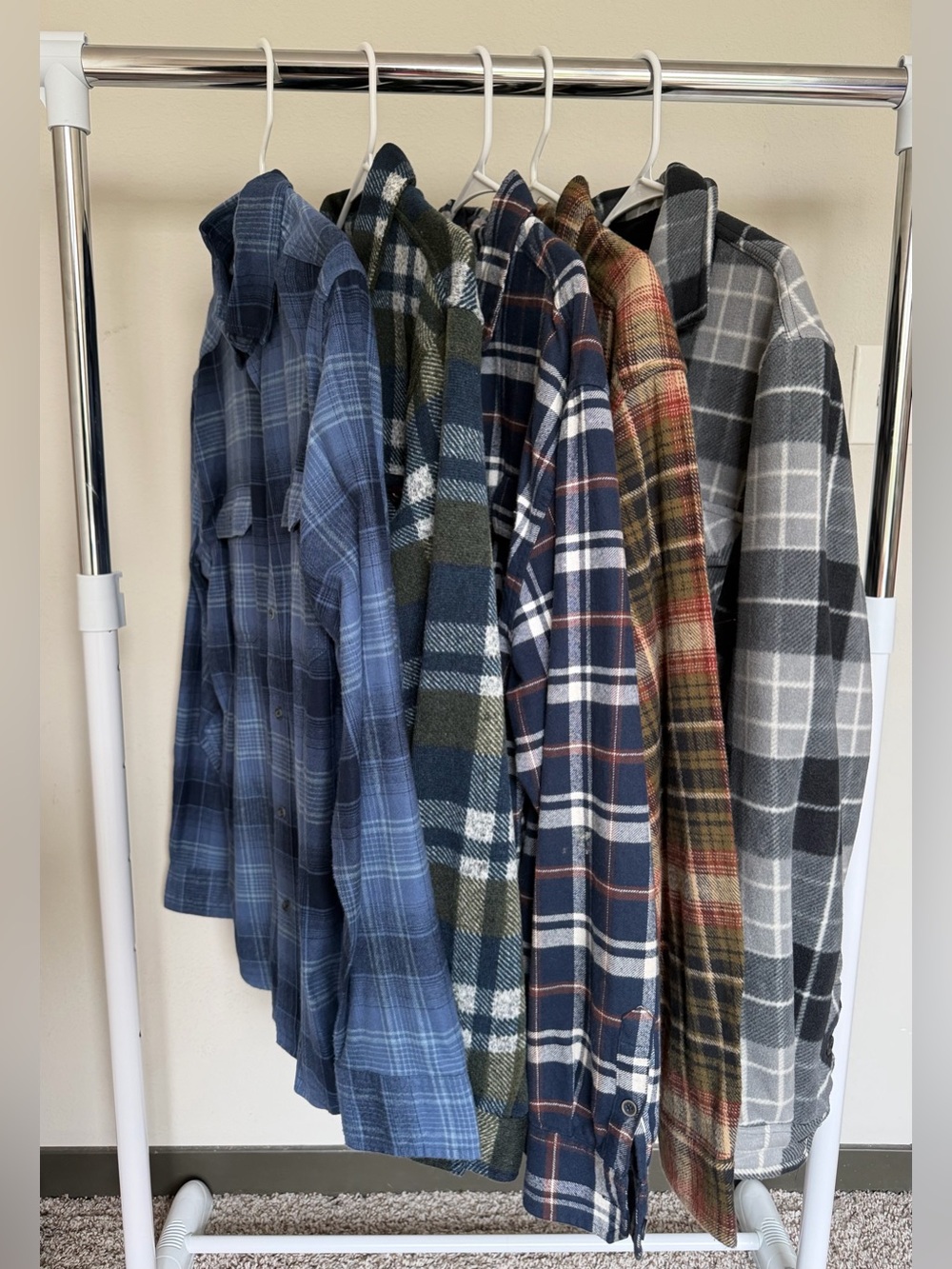 Flannel Bundle (5) (Medium-Large)
